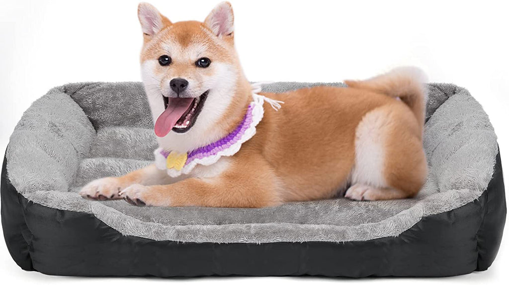 Dog Bed, Dog Beds for Medium Dogs, Rectangle Washable Dog Bed Comfortable and Breathable Medium Dog Bed, Pet Bed